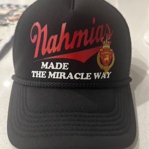 Nahmias Black Trucker Hat